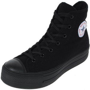 MAX STAR PLATFORM CANVAS RUNNERS WOMENS SIZE 8 1/2